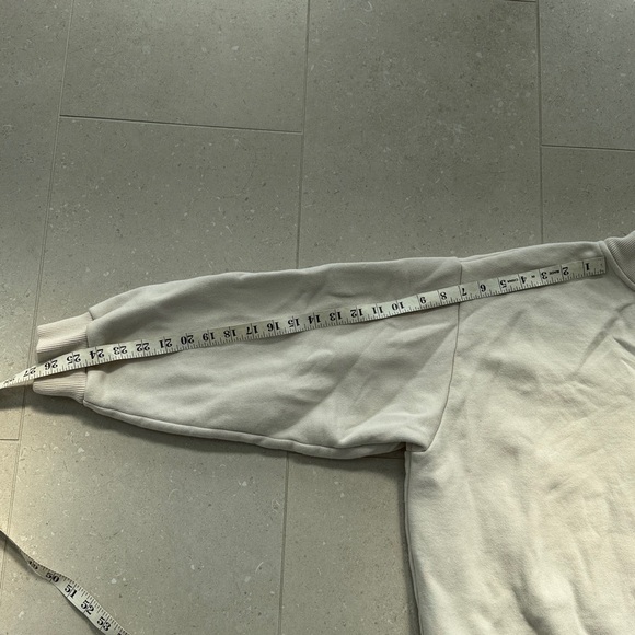 Everlane Cream Quarter-Zip Sweatshirt - Picture 7 of 8